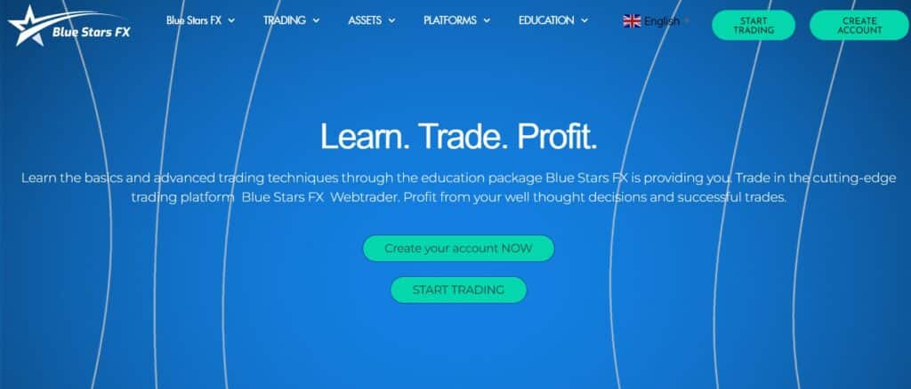 Blue Stars FX website